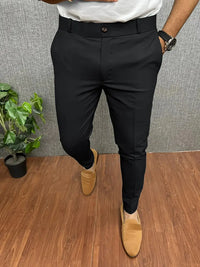 Wulfgar | Herren Chino Hose | Beige Stoffhose in Schwarz