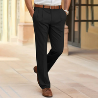 Carsten | Herren Chino Hose | Schwarz in Schwarz