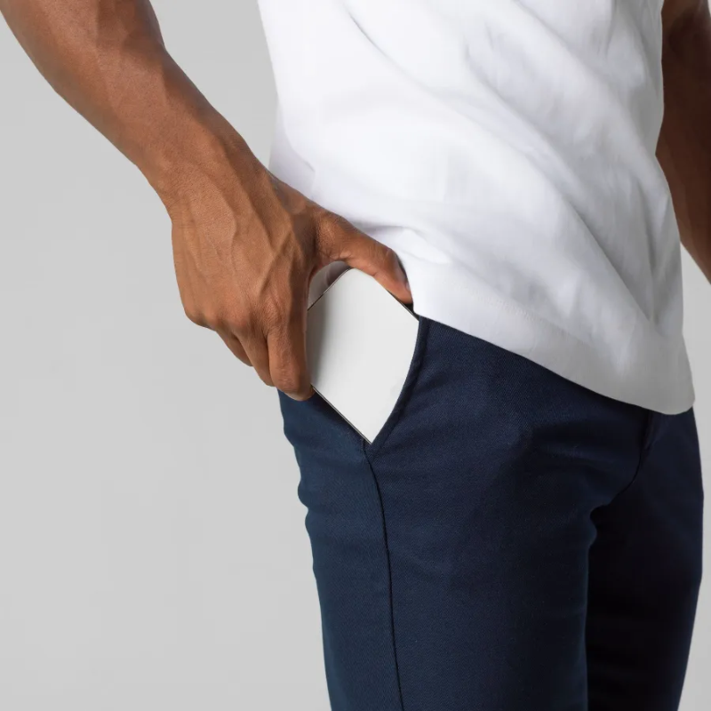 Lennart | Herren Chino Hose | Grau Stoffhose
