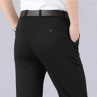Klemens | Herren Chino Hose | Stretch in Schwarz