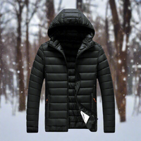 Malcom | Daunenjacke Herren | Steppjacke Winter in Schwarz