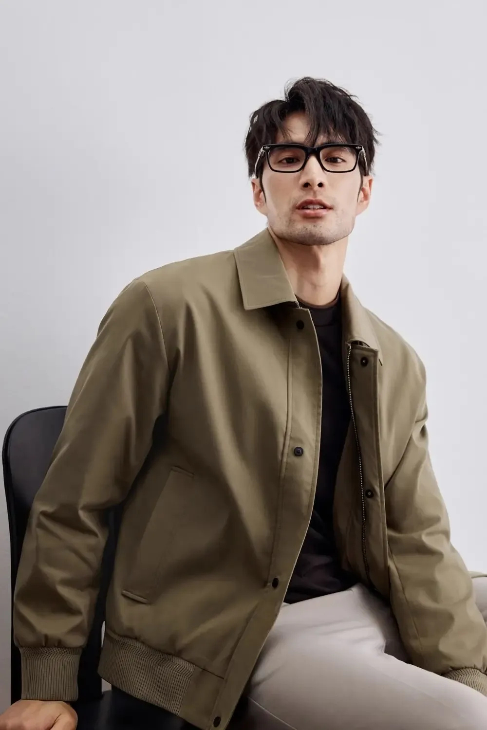 Herren elegante Herbstjacke | Warme