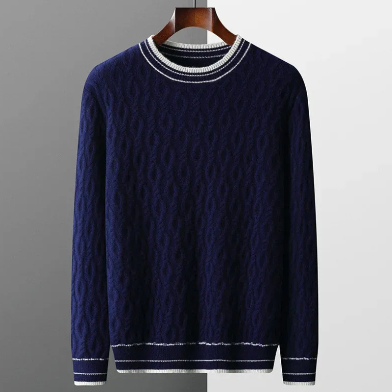 Herren eleganter Herbstpullover | Lang