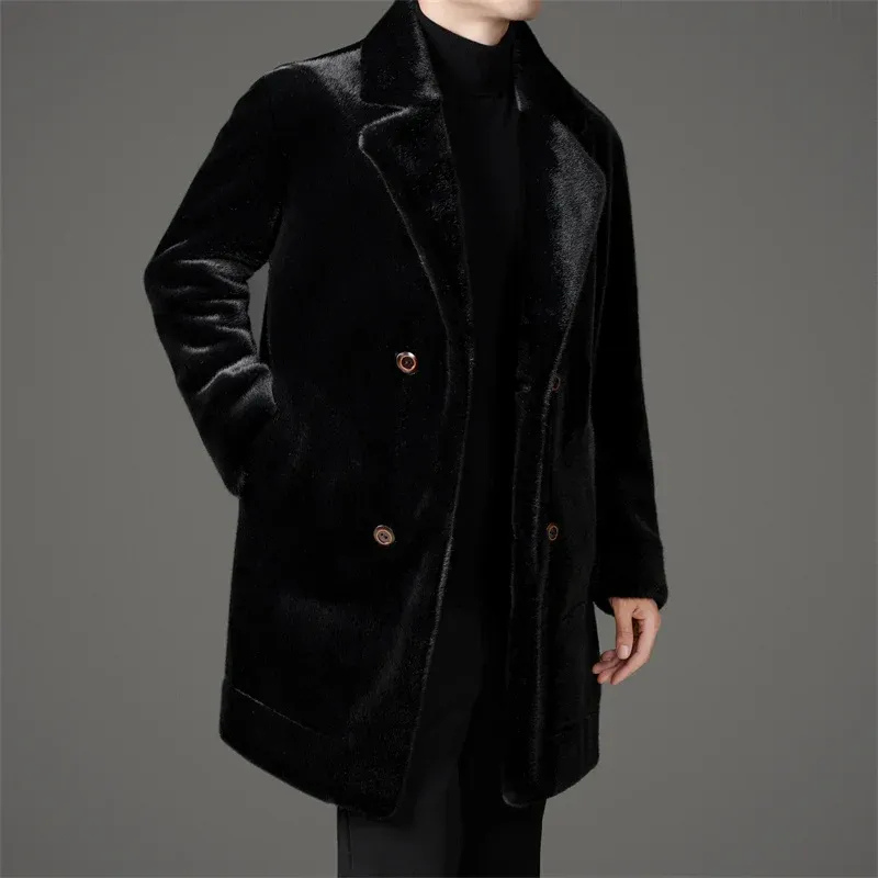 Herren eleganter weicher Mantel | Winter