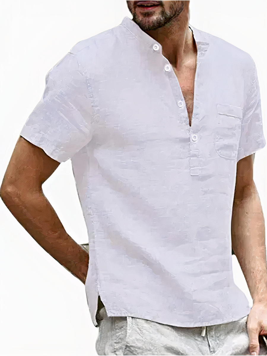 Herren elegantes zeitloses Hemd | Kurzarm