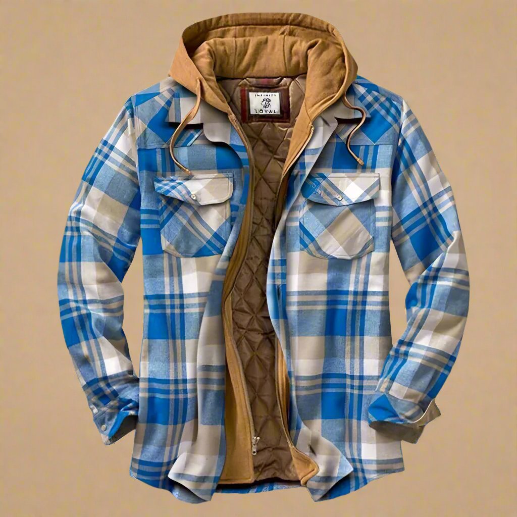 Herren Flanell-Winterjacke - Emanuel