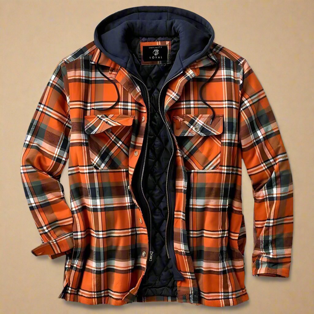 Herren Flanell-Winterjacke - Emanuel