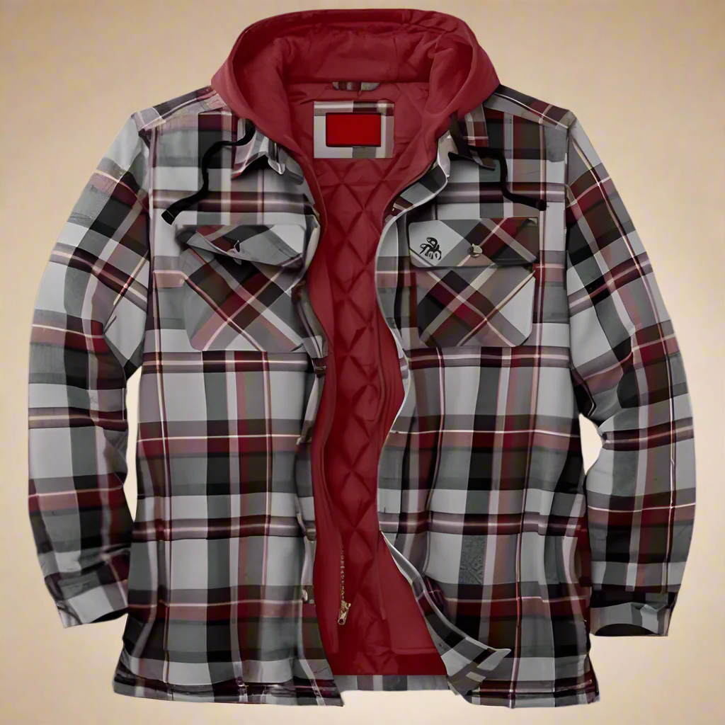 Herren Flanell-Winterjacke - Emanuel