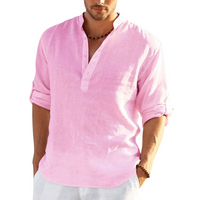 Eberhard | Herren Freizeithemd | Langarm in Rosa