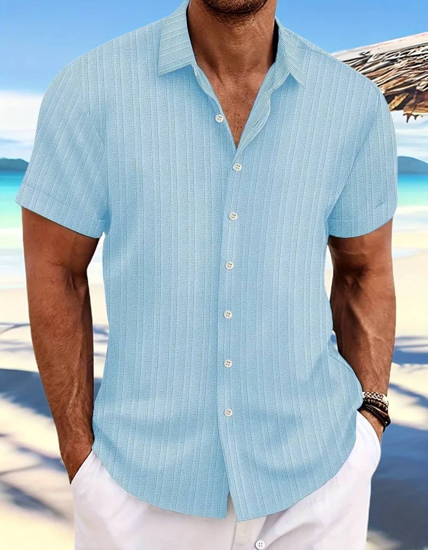 Robbie | Herren Freizeithemd | Kurzarm