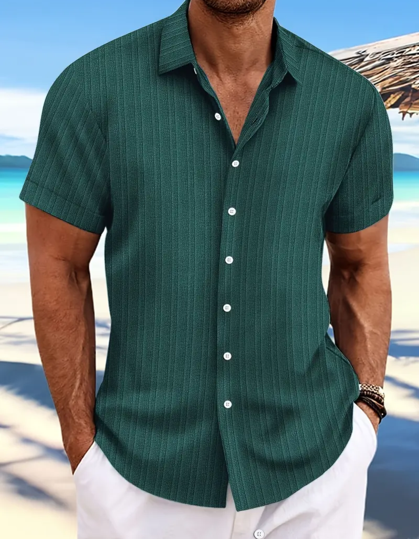 Robbie | Herren Freizeithemd | Kurzarm