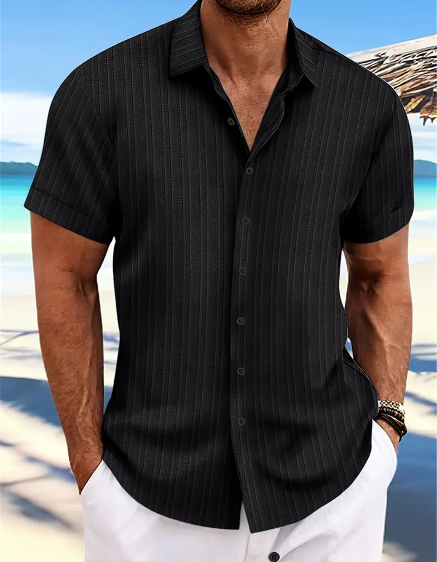 Robbie | Herren Freizeithemd | Kurzarm