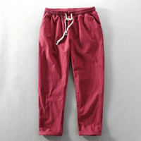 Isenbert | Herren Freizeithose | Sommer in Rot