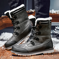 Gisbert | Herren Gefütterte Stiefel | Winter in Schwarz