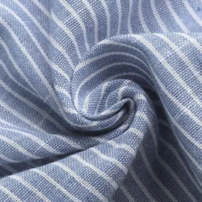 Herren gestreiftes Sommerhemd | Langarm