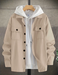 Dylane | Herren Herbst Jacke | Kurz Mantel in Khaki