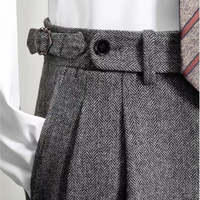 Dietrich | Herren Hose Elegant | Blau in Dunkelgrau