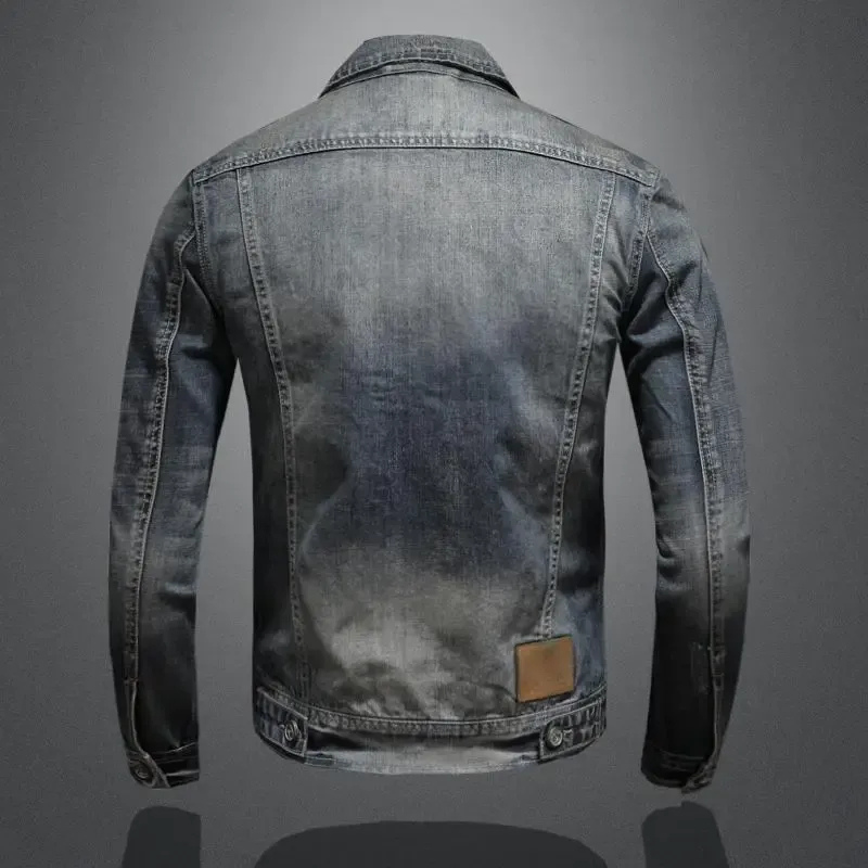 Herren-Jeansjacke im Vintage-Stil | Herbst