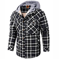 Siegbert | Herren Kapuze Winterjacke | Outdoor in Schwarz