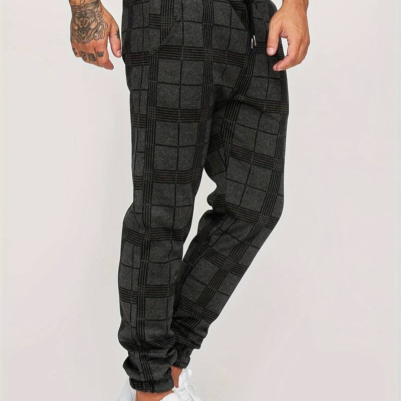 Bodo | Herren Karierte Jogginghosen | Frezeithose