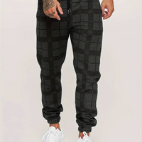 Bodo | Herren Karierte Jogginghosen | Frezeithose in Schwarz