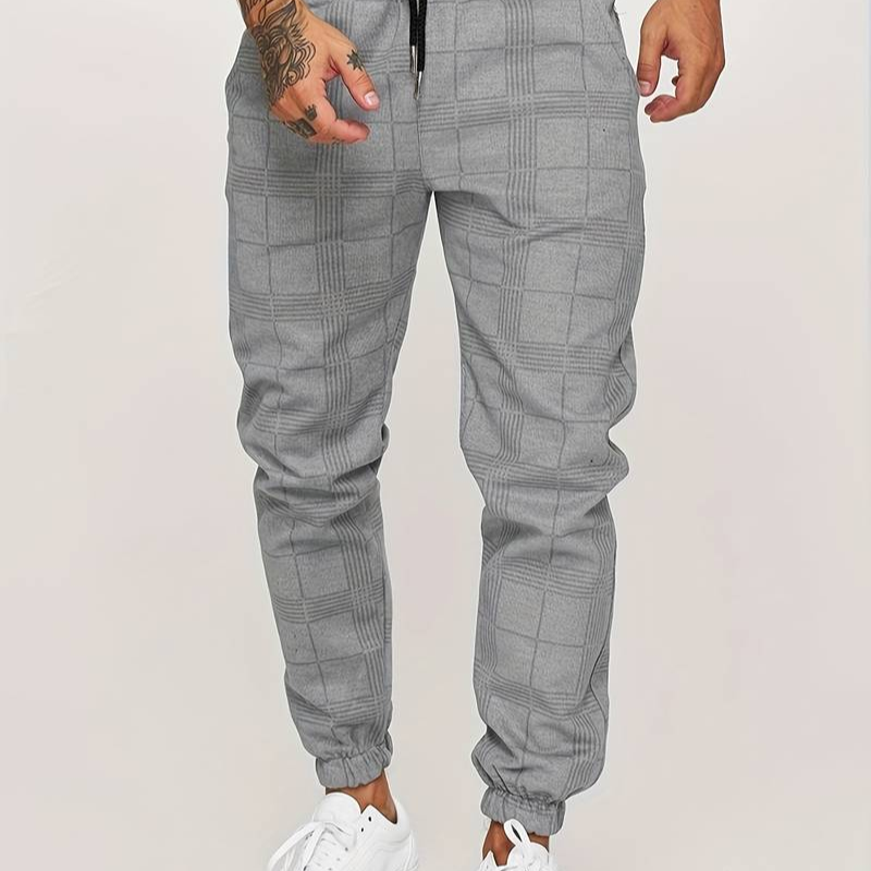 Bodo | Herren Karierte Jogginghosen | Frezeithose