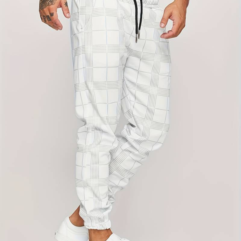 Bodo | Herren Karierte Jogginghosen | Frezeithose