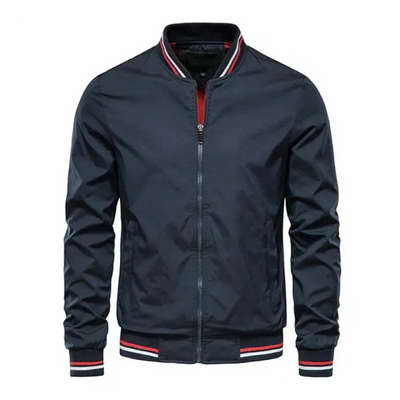 Herren klassische Sommer-Bomberjacke | Zipper