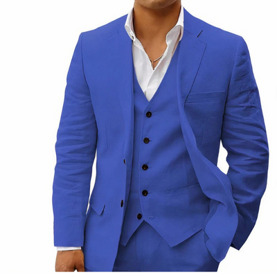 Herren klassisches 3-teiliges Trauzeugen-Set | mit Weste