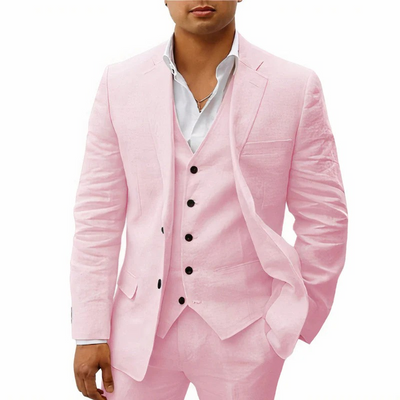 Herren klassisches 3-teiliges Trauzeugen-Set | mit Weste