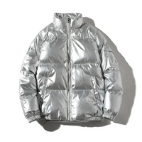 Azel | Daunenjacke Damen | Steppjacke Schwarz in Silber