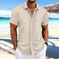 Nico | Herren Kurzarm Hemd | Sommer in Khaki
