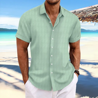 Nico | Herren Kurzarm Hemd | Sommer in Hellgrün