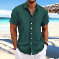 Nico | Herren Kurzarm Hemd | Sommer in Grün