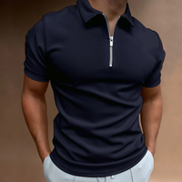 Gerald | Herren Kurzarm Poloshirt | Slim Fit in Dunkelblau
