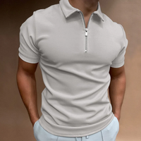 Gerald | Herren Kurzarm Poloshirt | Slim Fit in Grau