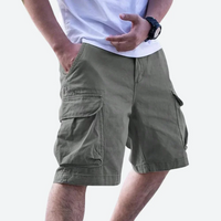 Ewald | Herren Kurze Cargo Hose | Sommer in Grau