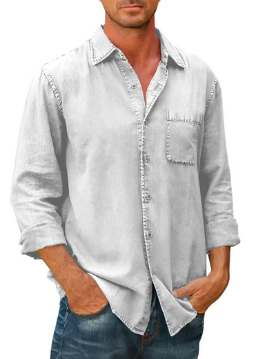 Klaus | Herren Langarm Hemd | Freizeithemd