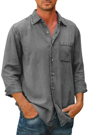 Klaus | Herren Langarm Hemd | Freizeithemd