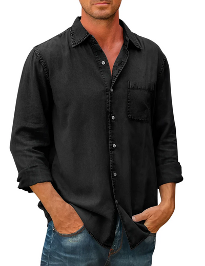 Klaus | Herren Langarm Hemd | Freizeithemd