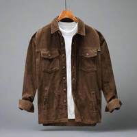 Lincoln | Herren Langarm Hemd | Grau in Braun