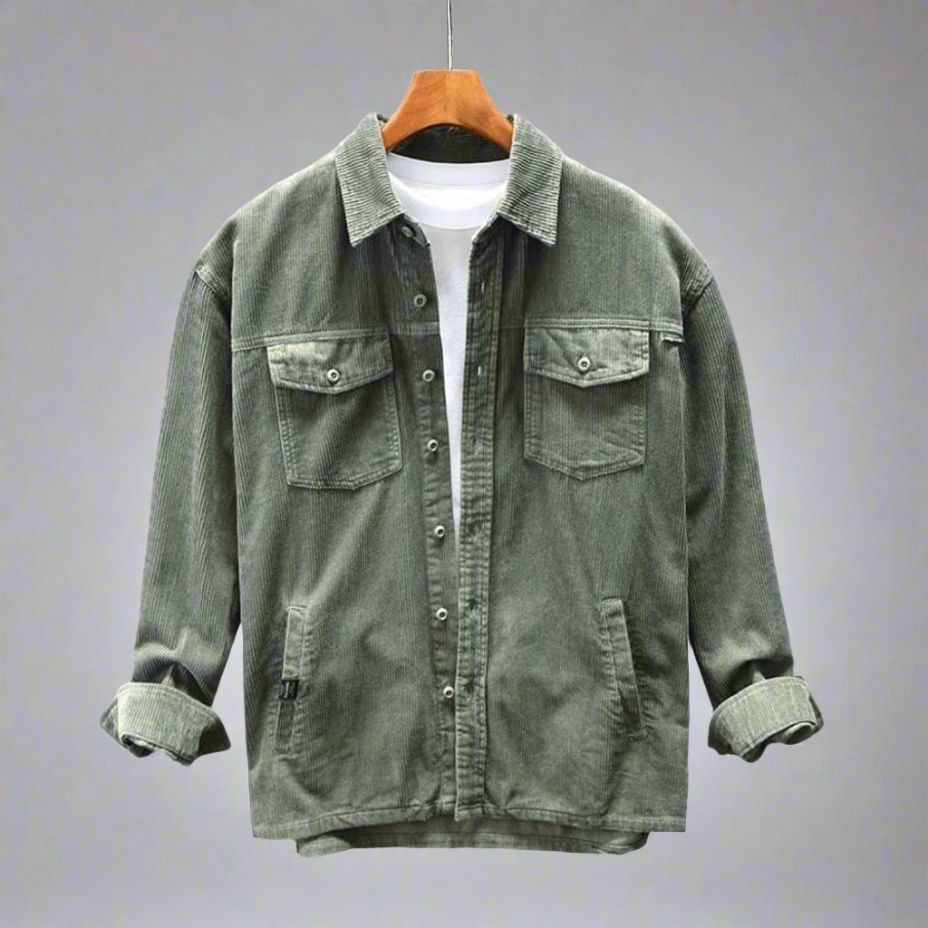 Lincoln | Herren Langarm Hemd | Grau