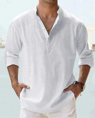 Adler | Herren Langarm Hemd | Stehkragen