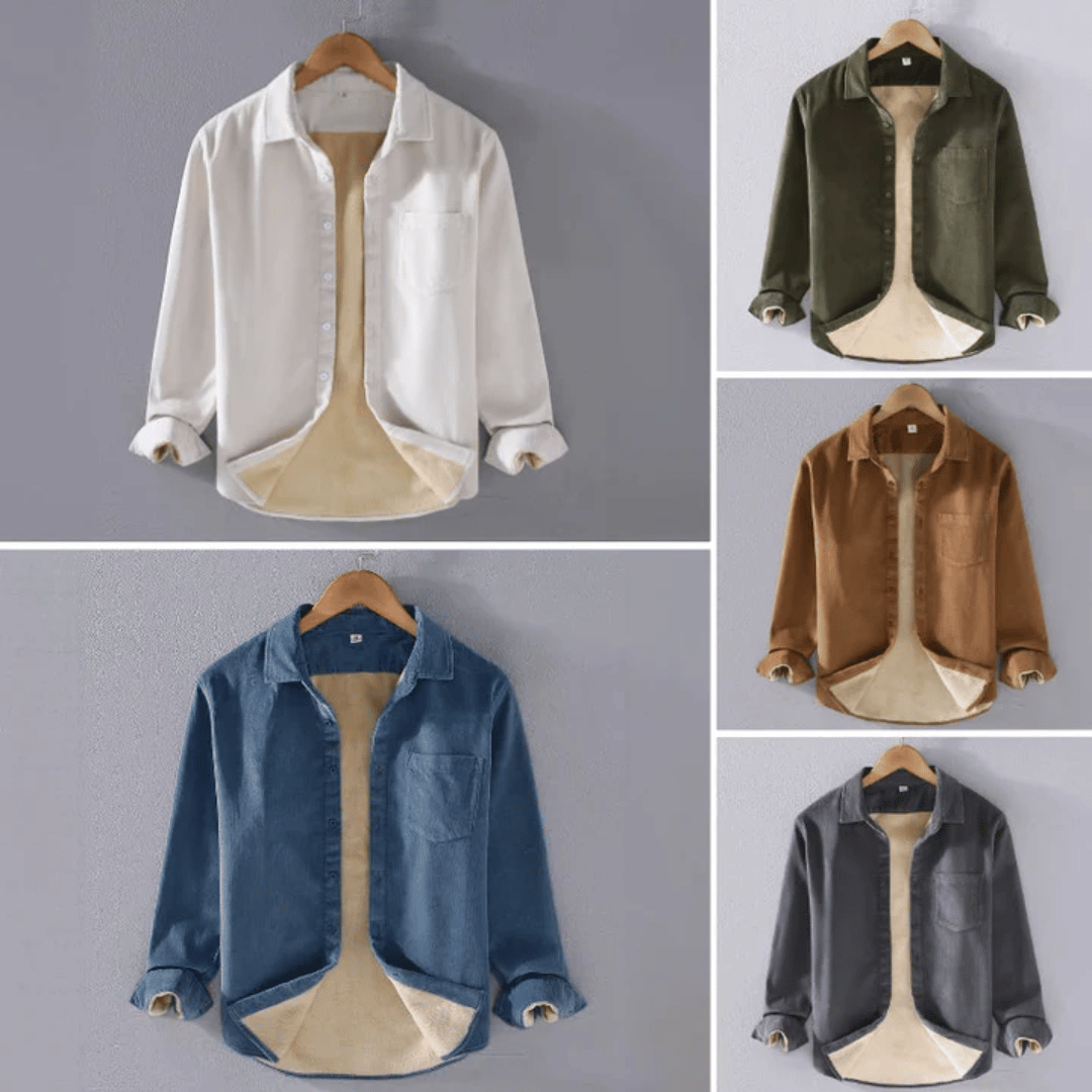 Logan | Herren Langarm Hemd | Weiß