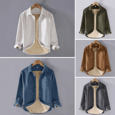 Logan | Herren Langarm Hemd | Weiß