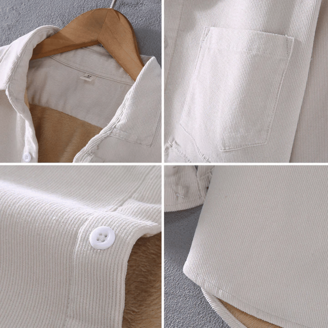 Logan | Herren Langarm Hemd | Weiß