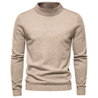 Torin | Herren Stehkragen Strickpullover | Sweatshirt in Beige