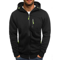 Mario | Herren Outdoor Weste | Mit Kapuze in Schwarz