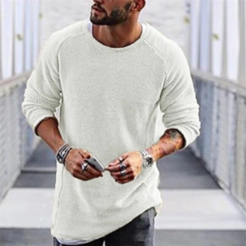 Keir | Herren Lange Strickpullover | Sweatshirt
