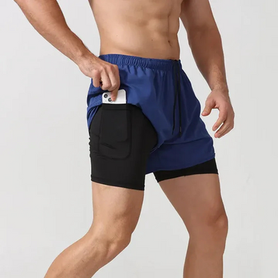 Herren-Laufshorts mit Handytasche | Sportlich
